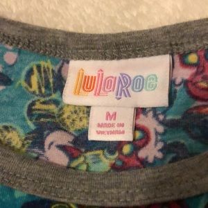 Cute! LulaRoe Disney Randy 3/4 Sleeve Baseball T-shirt. Disney Print. Sz. M